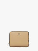 Portefeuille Tommy hilfiger Beige th icon AW18758