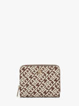Portefeuille Tommy hilfiger Bruin th icon AW18759