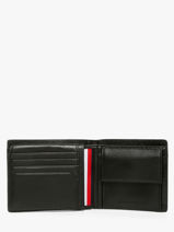 Portefeuille Leder Tommy hilfiger Zwart central AM14497-vue-porte