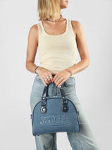 Handtas Ovum Denim Von dutch Blauw bags OVUM-vue-porte