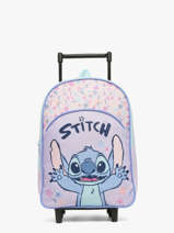 Rugzak Op Wieltjes 1 Compartiment Lilo & stitch Violet spring smiles 2105