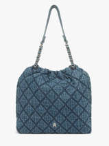 Schoudertas Th Feminine  Katoen Tommy hilfiger Blauw th feminine  AW18866