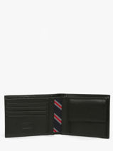 Portemonnee Leder Tommy hilfiger Zwart eton AM00651-vue-porte
