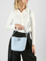 Longchamp Le roseau Cross bodytas Blauw-vue-porte