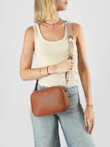 Cross Body Tas Grained Miniprix Bruin grained F6967OR-vue-porte