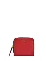 Portefeuille Foulonne Leder Yves renard Rood foulonne 29692