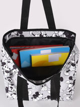 Schoudertas Mickey Mouse Mickey and minnie mouse Grijs fashion 2033-vue-porte