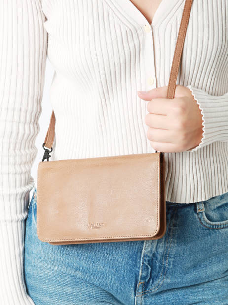 Cross Body Tas Four Seasons Leder Milano Beige four seasons SOPLW105 ander zicht 1