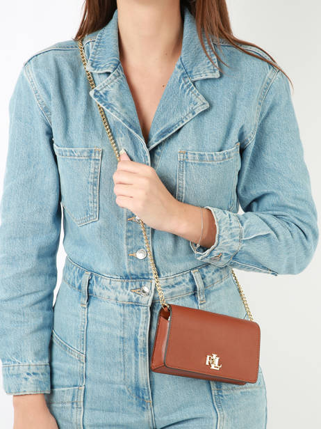 Cross Body Tas Dryden Leder Lauren ralph lauren Bruin dryden 32915377 ander zicht 1