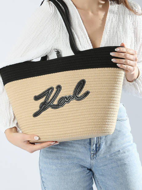 Schoudertas K Signature Karl lagerfeld Zwart k signature 240W3071 ander zicht 1