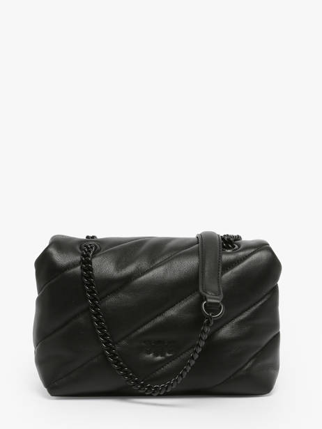 Cross Body Tas Love Bag Puff Leder Pinko Zwart love bag puff A1JO ander zicht 4