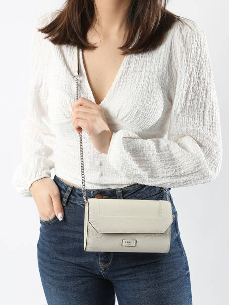 Avondtas Ninon Leder Lancel Wit ninon m9613c ander zicht 1