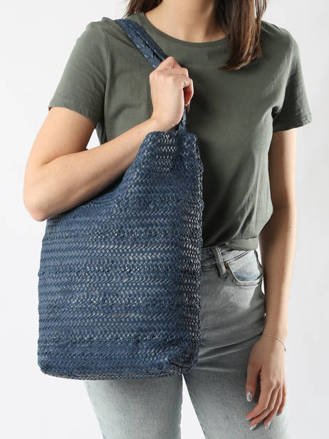 Schoudertas Heritage Leder Biba Blauw heritage RUB1L ander zicht 1