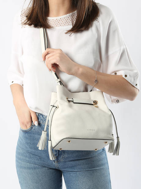 Bucket Bag S Tradition Leder Etrier Wit tradition ETRA004S ander zicht 1
