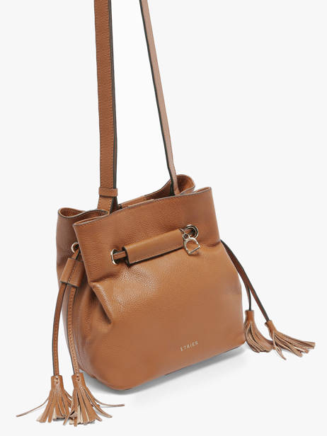 Bucket Bag S Tradition Leder Etrier Beige tradition ETRA004S ander zicht 2
