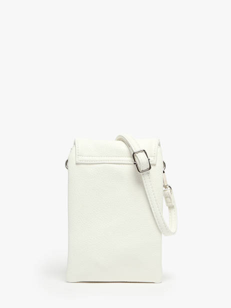 Cross Body Tas Grained Miniprix Wit grained F3609 ander zicht 4