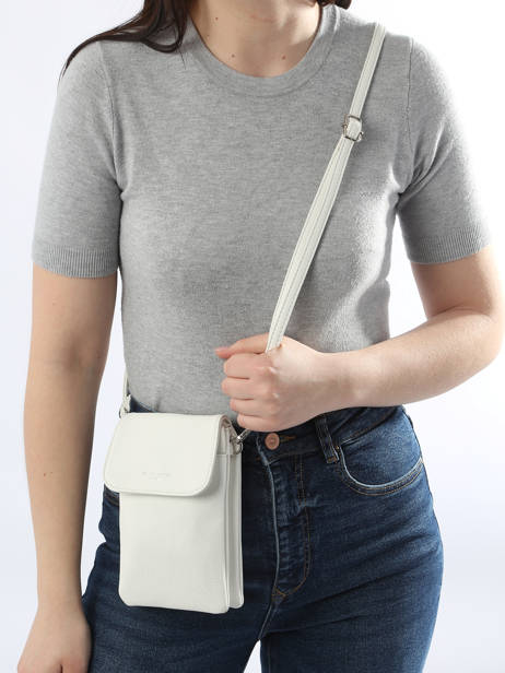 Cross Body Tas Grained Miniprix Wit grained F3609 ander zicht 1