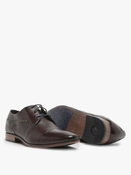 Stadsschoenen Uit Leder Bugatti Bruin men 31142010 ander zicht 3