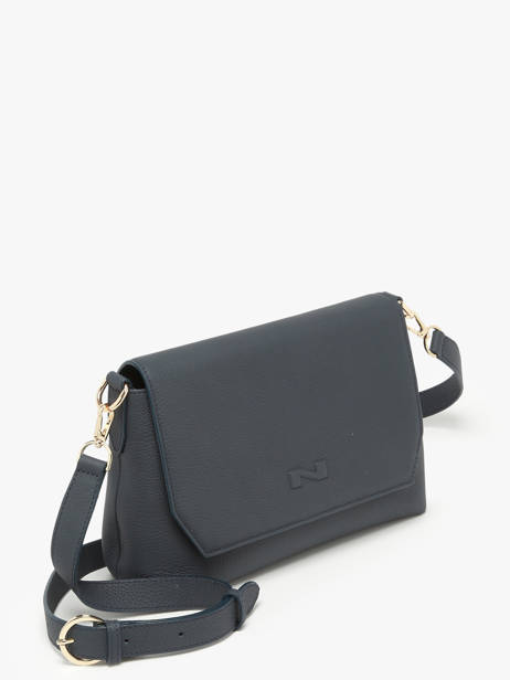Cross Body Tas Tycia Leder Nathan baume Blauw victoria 89 ander zicht 2