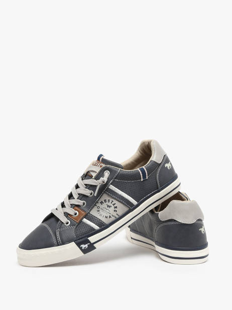 Sneakers Mustang Blauw men 4072317 ander zicht 1