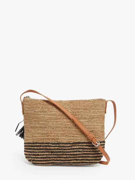Cross Body Tas L'atelier Du Crochet Raphia Le voyage en panier Beige l'atelier du crochet AM753 ander zicht 4