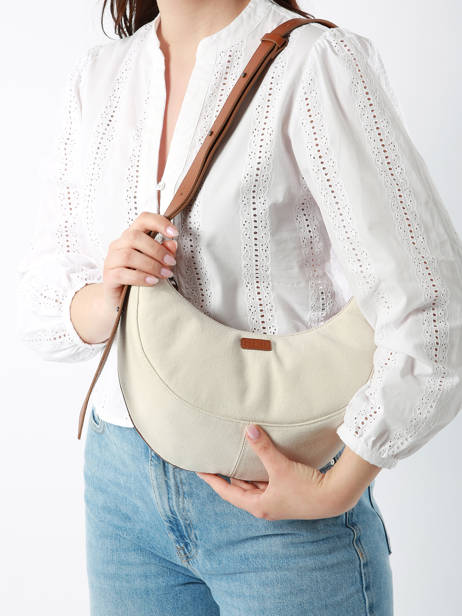 Schoudertas M Sosoomao Katoen En Leder Etrier Bruin sosoomao coton ECSC057M ander zicht 1