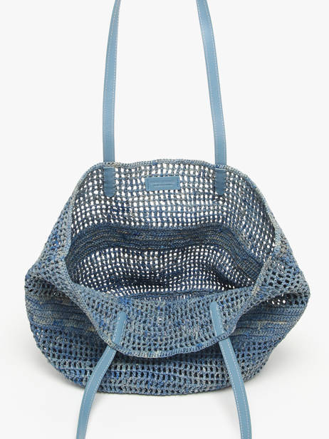 Handtas Cabas Raphia Vanessa bruno Blauw cabas raphia 60V40468 ander zicht 3