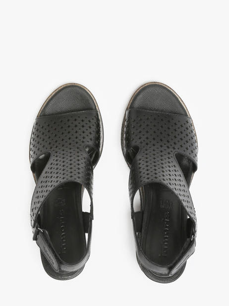 Sandalen Met Sleehak Uit Leder Tamaris Zwart women 42 ander zicht 3