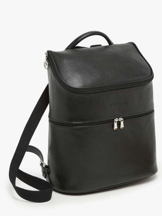 Longchamp Le foulonné Rugzak Zwart