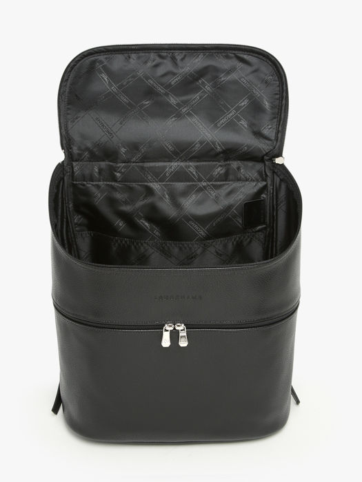 Longchamp Le foulonné Rugzak Zwart