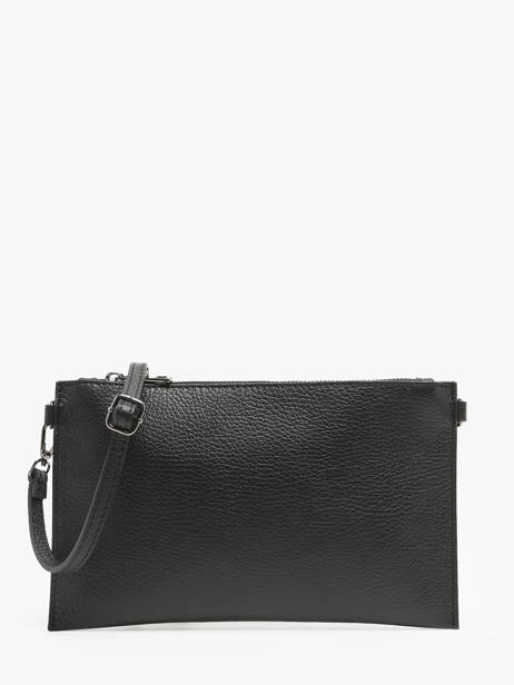 Cross Body Tas Caviar Leder Milano Zwart caviar CA240611