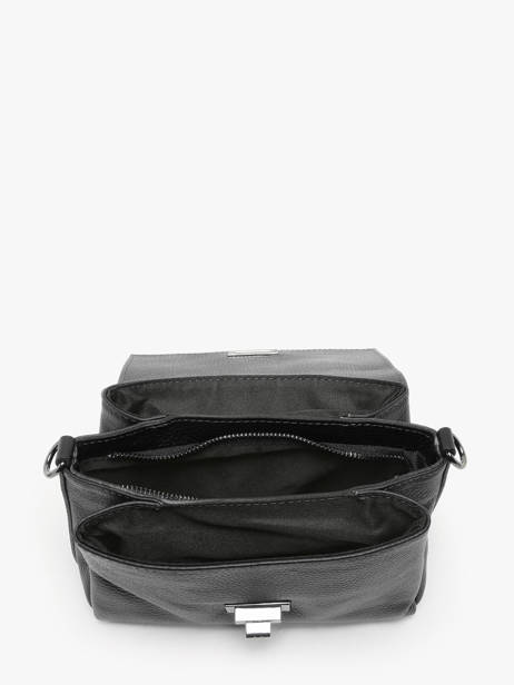 Cross Body Tas Caviar Leder Milano Zwart caviar CA24061 ander zicht 3