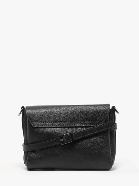 Cross Body Tas Caviar Leder Milano Zwart caviar CA24061 ander zicht 4