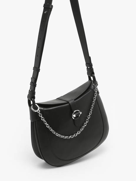 Cross Body Tas Pia Leder Le tanneur Zwart pia TPIA1420 ander zicht 2