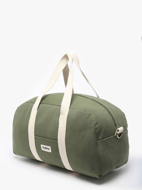 Schoudertas Charlie Katoen Hindbag Groen best seller - 0CHARLIE ander zicht 2