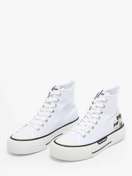 Sneakers Kampus Max Iii Twin Karl lagerfeld Wit women KL60644T ander zicht 2
