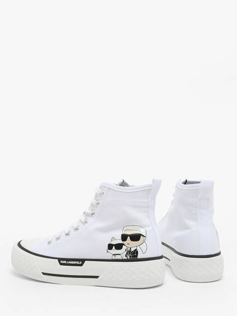 Sneakers Kampus Max Iii Twin Karl lagerfeld Wit women KL60644T ander zicht 3