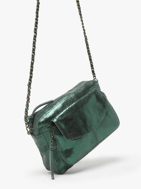 Cross Body Tas Naina Leder Pieces Groen naina 17063358 ander zicht 2