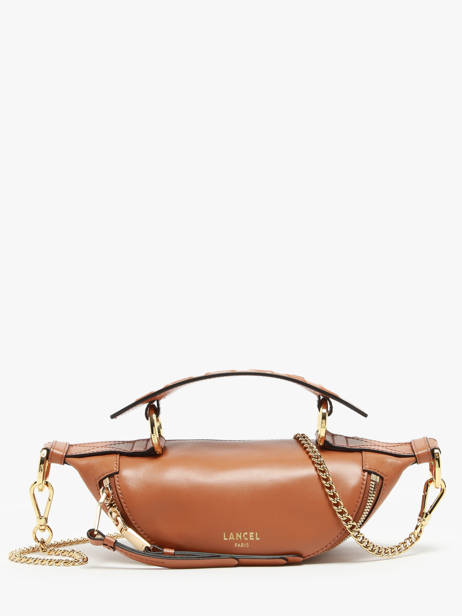 Cross Body Tas Xs Origami Leder Lancel Bruin origami A12526