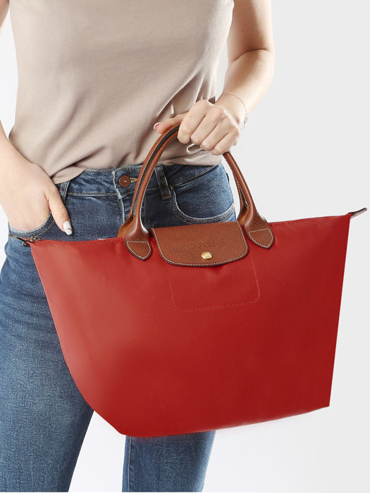 Longchamp Le pliage original Handtas Rood
