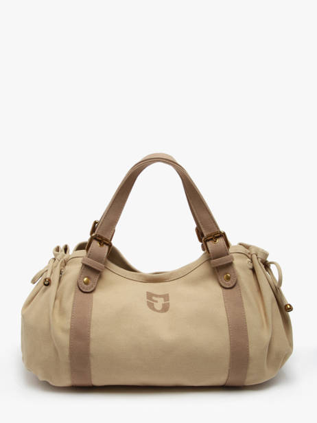 Schoudertas Canvas Katoen Gerard darel Beige canvas DBS01450