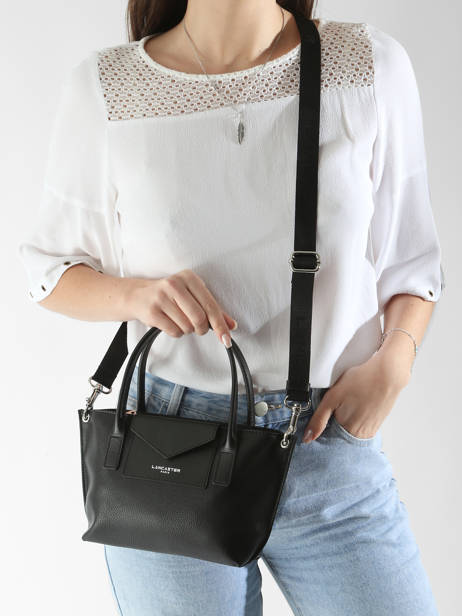 Cross Body Tas Maya Leder Lancaster Zwart maya 88 ander zicht 1