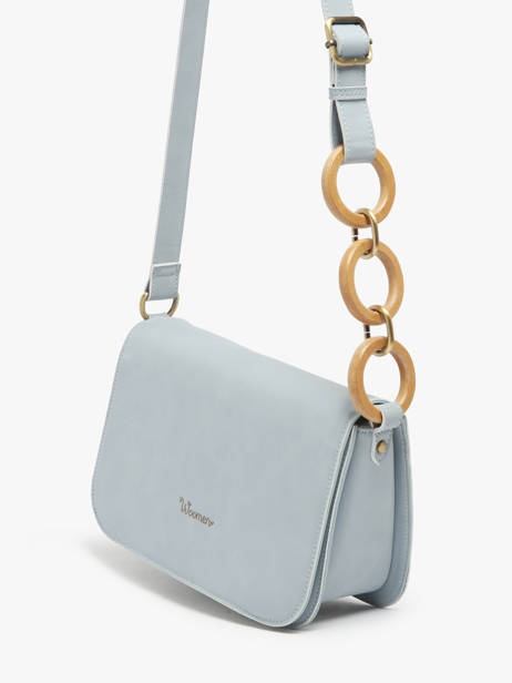 Cross Body Tas Heliconia Woomen Blauw heliconia WHEL03 ander zicht 2