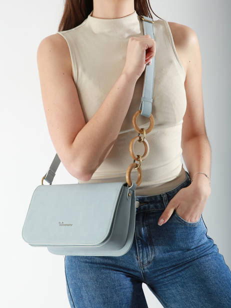 Cross Body Tas Heliconia Woomen Blauw heliconia WHEL03 ander zicht 1