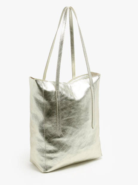 Schoudertas A4 Formaat Nine Leder Milano Zilver nine NI24111 ander zicht 2