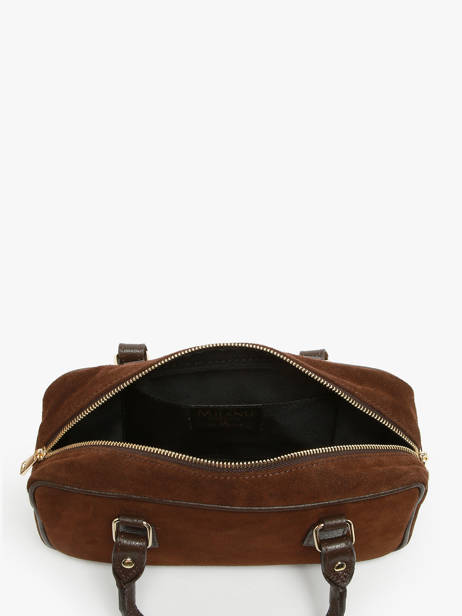 Handtas Velvet Caviar Leder Milano Bruin velvet caviar VC24112 ander zicht 3