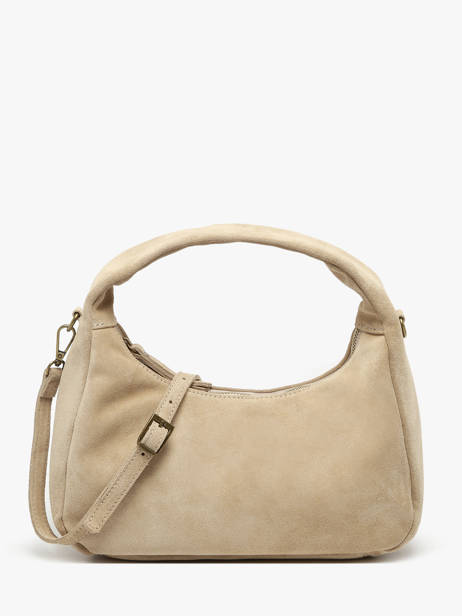 Handtassen Velvet Leder Milano Beige velvet VE24114