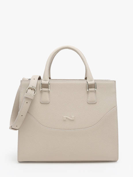 Handtas Event Leder Nathan baume Beige event 8