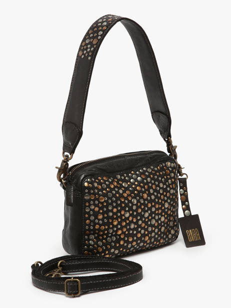 Cross Body Tas Heritage Leder Biba Zwart heritage LOS1L ander zicht 2