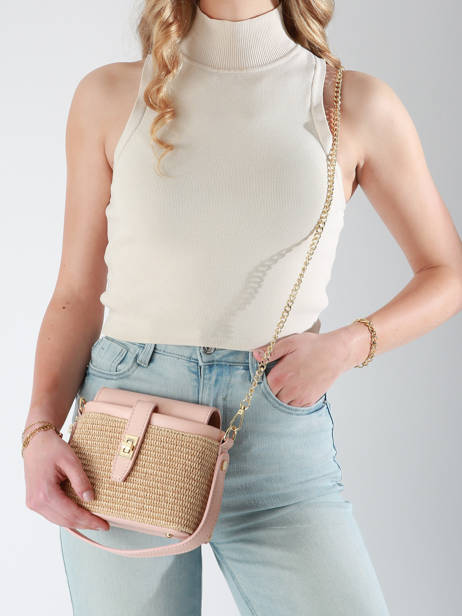 Cross Body Tas Capri Milano Roze capri CP23115 ander zicht 1